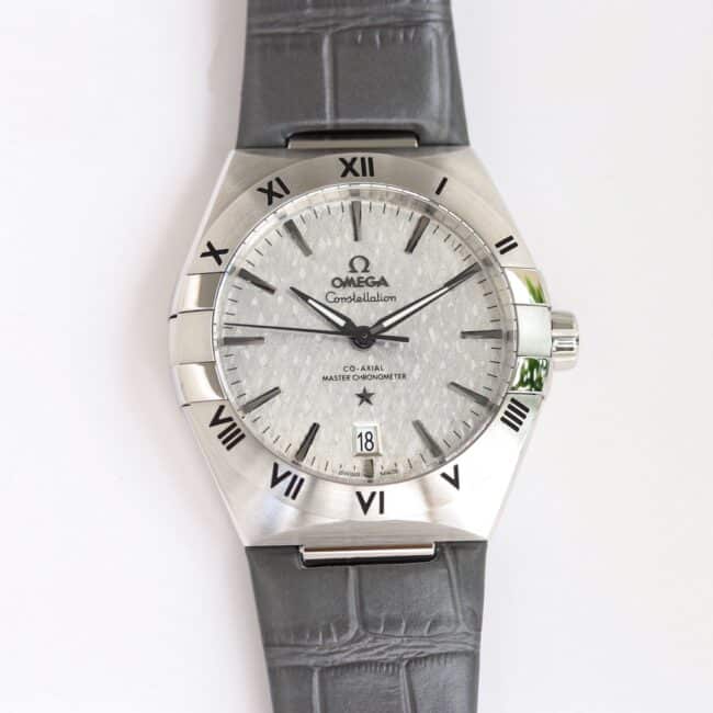 Omega Constellation OR Factory 39mm Stainless Steel Integrated Bracelet Satin Rhodium Dial 131.13.39.20.06.001