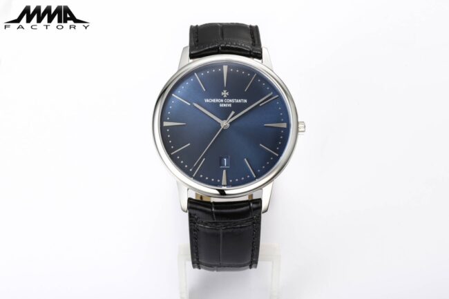 Vacheron Constantin Heritage Series 85180 MMA Factory Men's 1:1 Super Clone Watch - Deep Blue Dial White Gold Case
