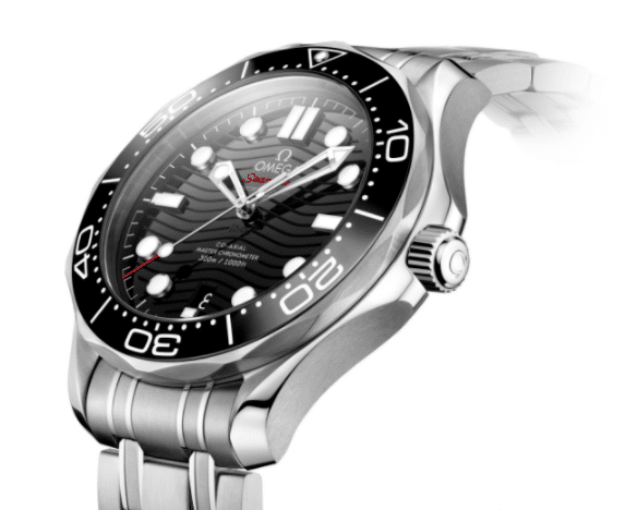 Bilder der Herrenuhr der Omega Seamaster-Serie: Wunderschönes Design mit 300 m wasserdichter Konstruktion