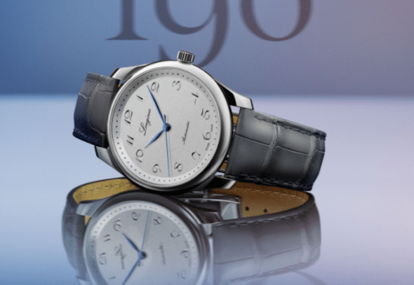 Longines Heritage-Serie L2.793.4.73.2 mit silbernem Zifferblatt und präzisem Saphirglas