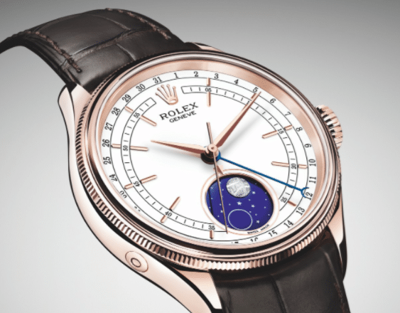 Análise do Rolex Cellini m50535-0002: mostrador branco de 39 mm, caixa em ouro rosa 18K