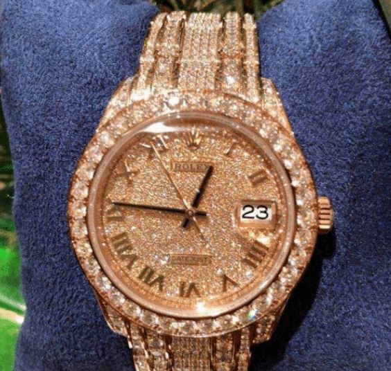 Rolex PEARLMASTER m86405rbr-0001 especificações de configuração com conjunto de diamantes em ouro rosa eterno