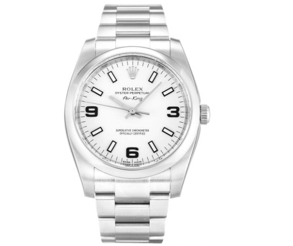Testbericht zur Rolex Air King 114200White: Edelstahlgehäuse, weißes Zifferblatt und Preisübersicht