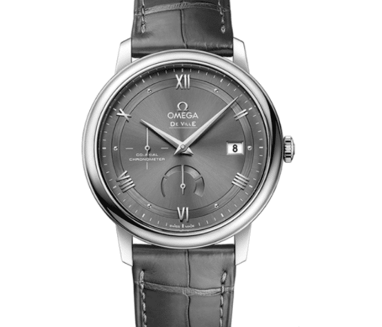 Omega De Ville Series 434.13.41.21.06.001 Transparent Back Gray Dial Roman Numerals Specifications and Pricing
