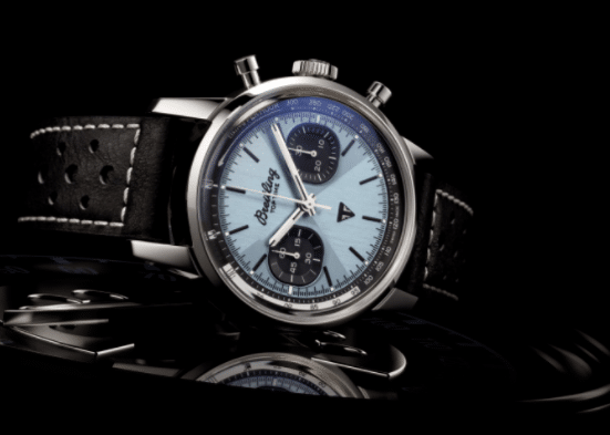Breitling TOP TIME A23311121C1X1 Uhrenführer: Eisblaues Zifferblatt, schwarzes Armband, Bilder und Preis