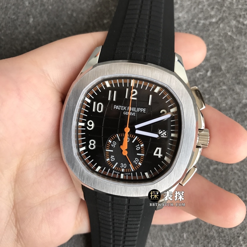 OM factory Patek Philippe 5968A-001 chronograph with delicate octagonal bezel and one-piece movement top 1:1 super clone