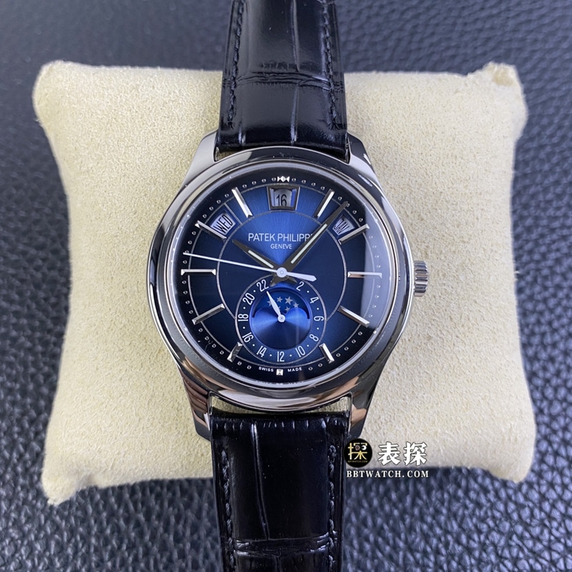 Patek Philippe 5205G-013 Complications by GR Factory V2 Upgrade, Top 1:1 Blue Dial Self-Winding Men's Watch