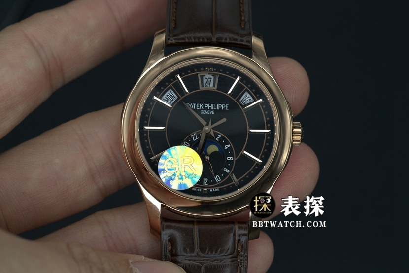 GR Factory Patek Philippe 5205R-010 Complications Replica Timepiece Top 1:1 Quality Black Dial Self-Winding Movement