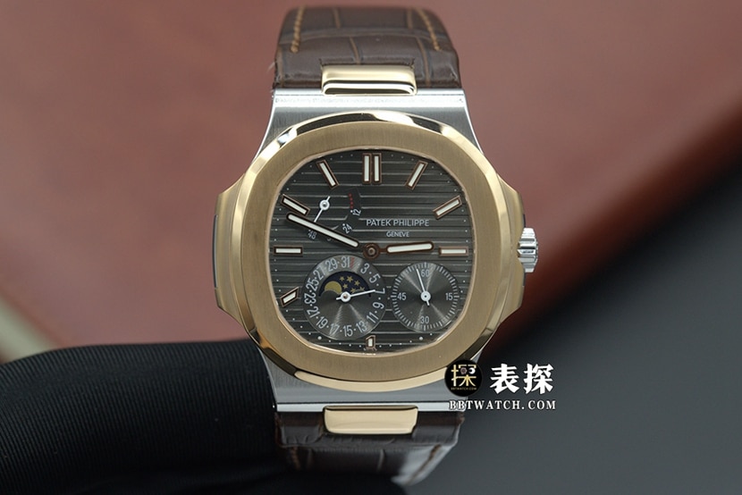 Patek Philippe 5712GR King of Steel: GR factory 1:1 replica with superb mechanical movement and luminous steel bracelet