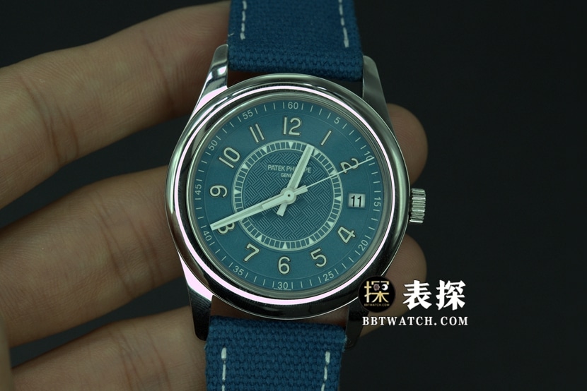 ZF Factory Patek Philippe 1:1 Super A Clone Men's Watch, 40mm Calatrava Cross Sapphire Case Back, Planchet Ute Commemorative Strap Edition 6007A-001