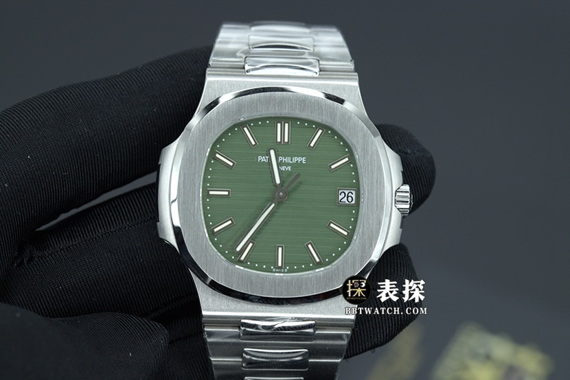 PPF Patek Philippe Sport Elegance Men's 1:1 Top Replica Nautilus 5711/1A-014 Stainless Steel Olive Green Classic Design