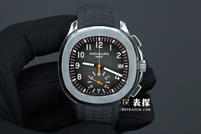 YL factory Patek Philippe Patek Philippe men's Original Factory super A imitation Aquanaut Chronograph watches black dial rubber strap 5968A-001