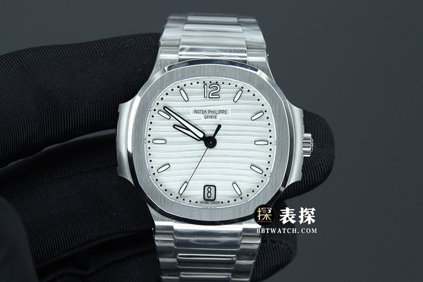 3K Factory Patek Philippe Nautilus 7118/1A-010 Ladies White Dial Steel Bracelet Self-Winding 1:1 Super Clone