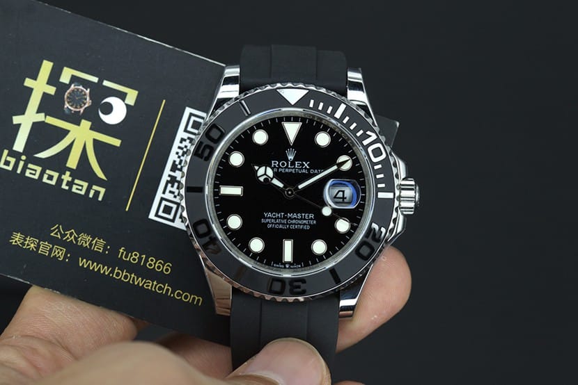 JVS Factory Rolex Yachtmaster Top Collect42mm One-Piece Movement Black Rubber m226659-0004