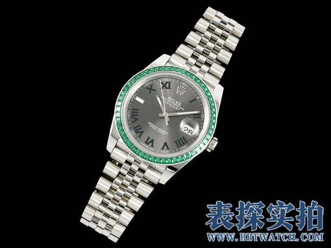 Rolex Logbook Series 36MM Steel Case Dark Gray Dial Middle East Numerals 1:1 Super A Fine Imitation Wristwatch