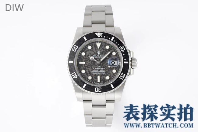 Rolex DIW Submariner Black Water Ghost Carbon Fiber Men's 1:1 Replica Steel Strap Watch