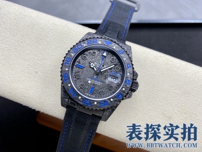 VS Rolex Greenwich 1:1 super clone men's timepiece carbon fiber case lightweight hard appearance 40mm
