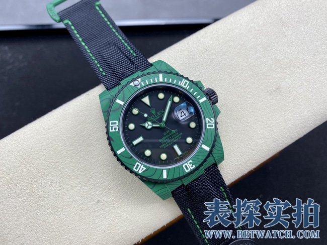 VS Rolex Green Devil Submariner: Stunning Carbon Fiber Super Clone with Interchangeable 3135 Movement