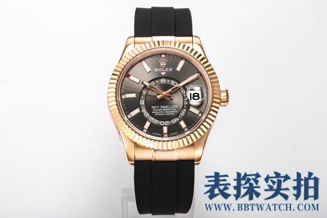Men's Rolex Sky-Dweller 326235-0006 Scratch-Resistant Sapphire 42mm Super Clone 1:1