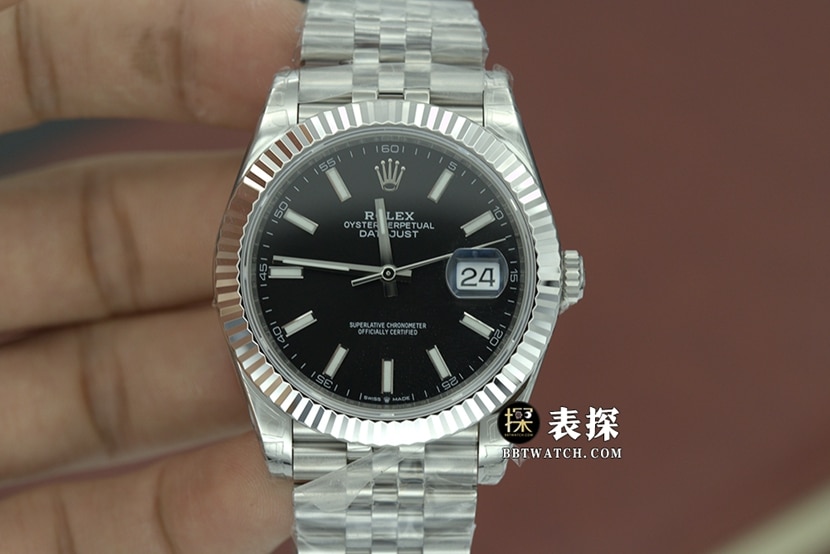 VS Rolex Logbook Black Dial 41MM 1:1 Top Replica Watch m126334-0018 with New 3235 Movement