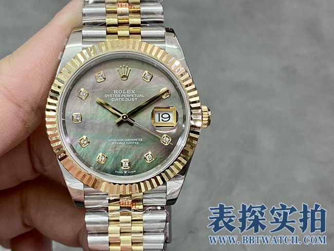 GM Rolex 41mm Day-Date Oyster Steel Casual Replica with Sparkling Green Dial
