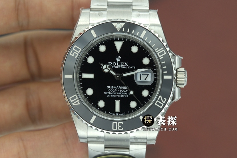 Rolex C Factory Submariner Rolex 1:1 Replica Watch with Luminous Black Submariner, V4 Ring, 3235 Movement and Mechanical Steel Strap 116610LN-0001