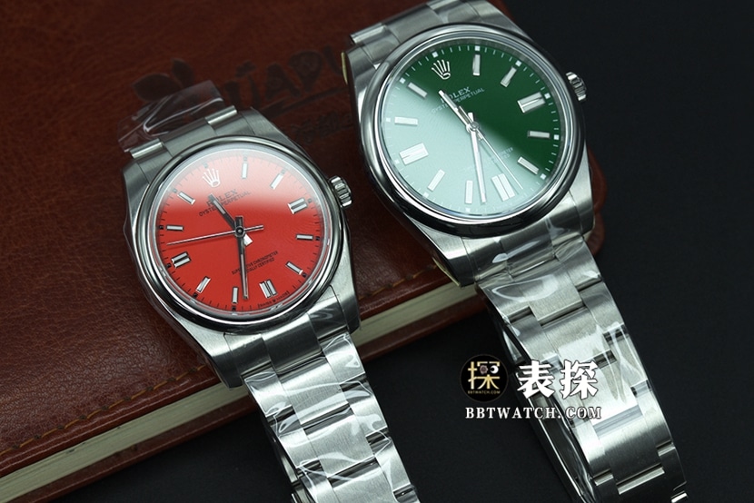 JVS Fabrik Rolex Couple Oyster Constant Movement Top Original Factory Super Clone Uhren Farbplatte Stahlarmband Modelle M124300-0005 M126000-0007