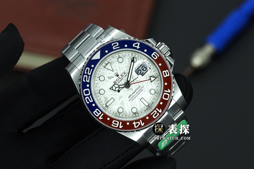 Rolex GMT-Master II C+ Factory Meteorite Dial Coke Bezel Steel Strap 126719 Relógio Super Clone