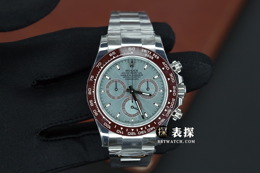 BT factory Rolex Daytona Original Factory super clone watch men's ice blue steel bracelet picture and price front live photo