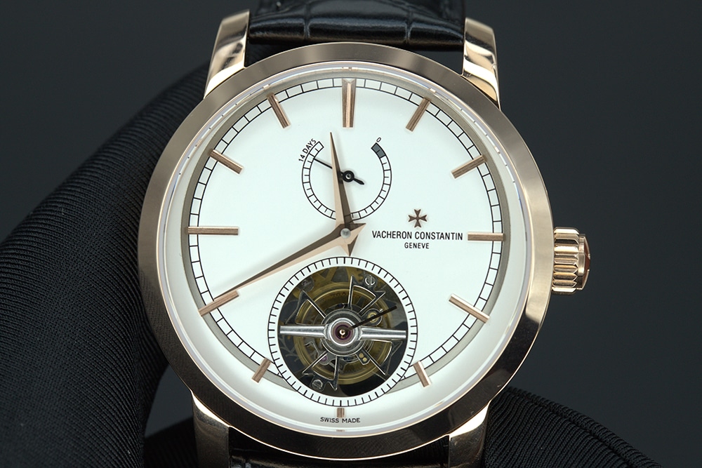 Vacheron Constantin Transmission Series Super Clone Watch 89000/000R/9655 White Dial Strap, 14-Day Power Reserve Tourbillon