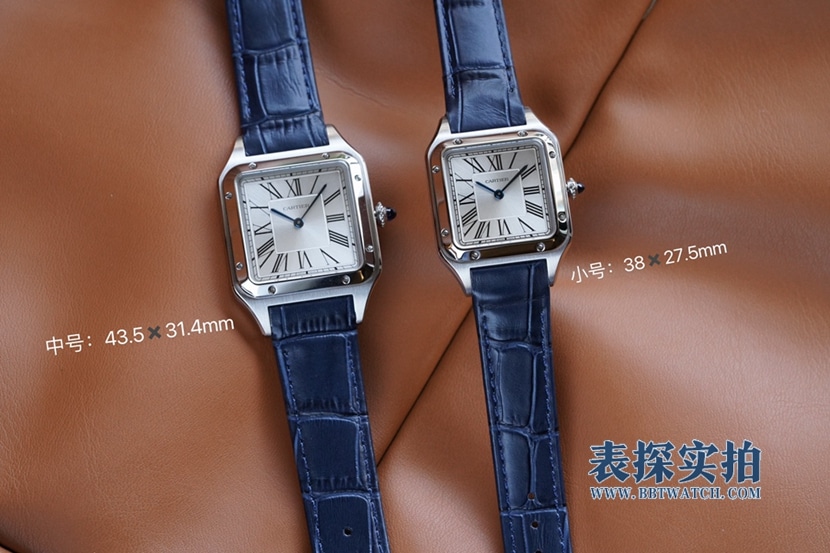 Cartier Santos série couple réplique montres WSSA0023 WSSA0022 mouvement à quartz suisse bracelet en acier inoxydable cadran carré
