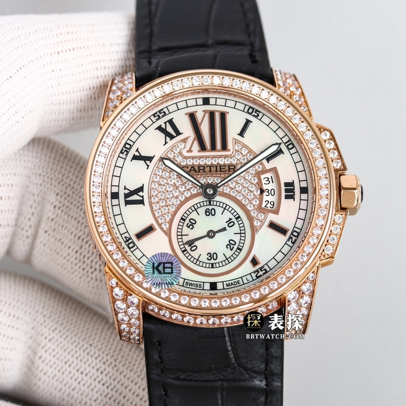 F5 Cartier WF100015 Calibre de Cartier Top 1:1 Super Clone Watch, New Generation High Version in 316 Stainless Steel