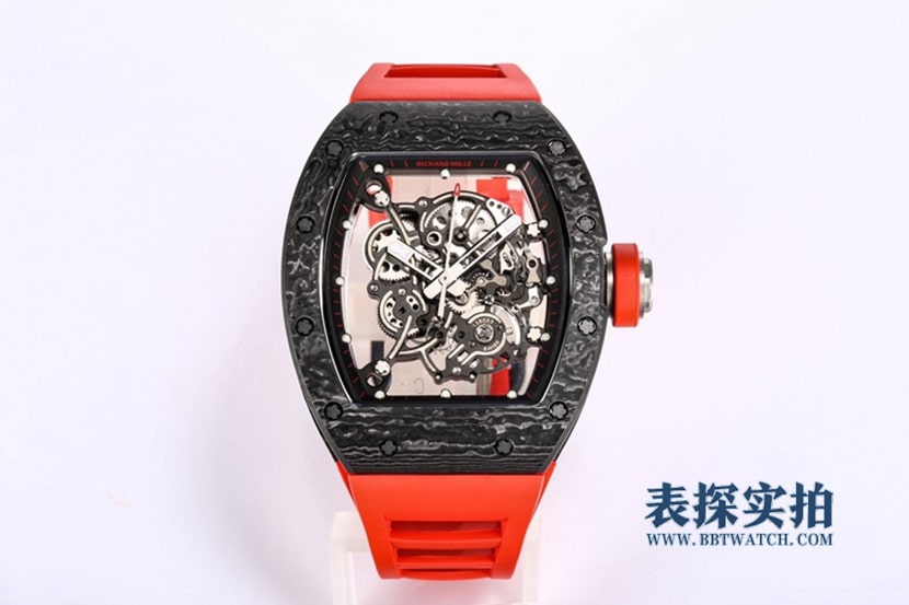 BBR Richard Mille RM055 Men's Super A super clone Watch – Black Carbon Fiber Skeleton with Ultra Light NTPT RMUL2 Movement
