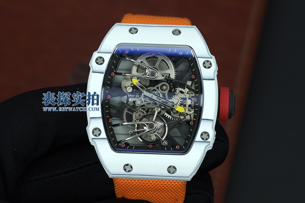RM Factory Richard Mille RM27-02 Men's Sporty Top 1:1 Replica Watch with Tourbillon Mechanical Movement