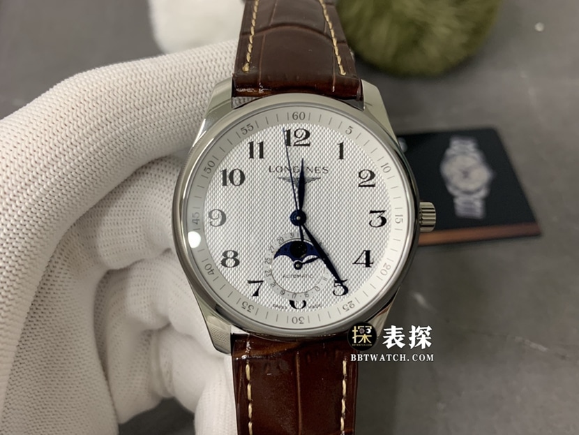 GS Factory Longines Watchmaking Heritage L2.909.4.78.3 Herren-Mondphasenuhr mit silberweißem Zifferblatt und Armband, Top Original Factory Super Clone