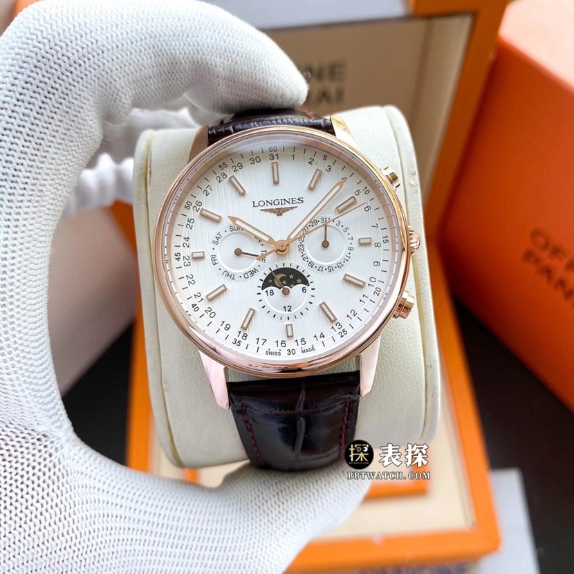Vintage Longines Gentleman Moon Phase Multifunction Collectwith Noble Automatic Mechanical Movement