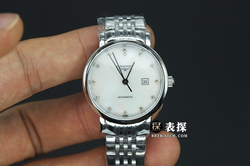 Longines Beaux Arts Boyer Series L4.309.4.87.6 Steel Strap Replica with Mother-of-Pearl Dial and Diamonds