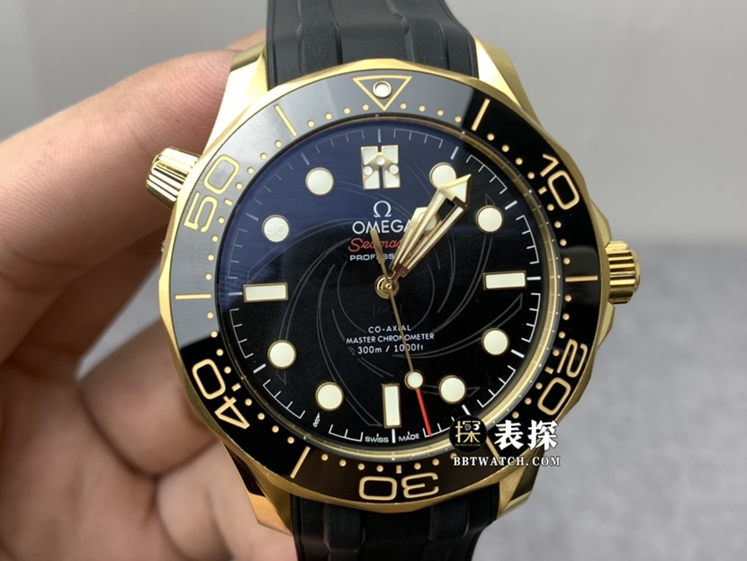 Reloj Omega Seamaster 007 Top 1:1 Super Clone para hombre - OR Factory esfera negra 42 mm automático