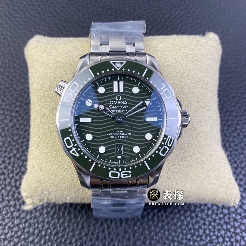 Reloj ZF Omega Seamaster de 42 mm con esfera de cerámica pulida 1:1 Super Clone para hombre 210.30.42.20.10.001
