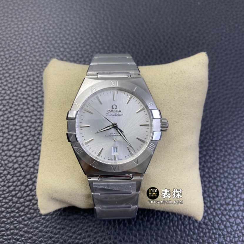Omega Constellation 131.10.39.20.02.001 Men's 1:1 Super A Fine Imitation, Sunburst Dial Silver Steel Strap with Classic Claw Design