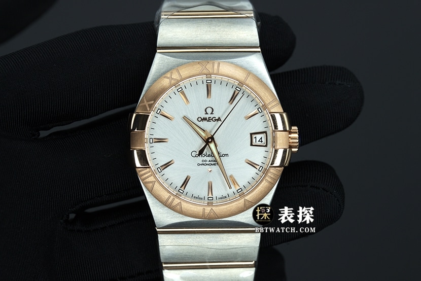 3S Factory Omega Constellation Men's Watch: 38MM 1:1 Replica with 8500 Coaxial Movement, White Dial Steel Strap 123.20.38.21.02.001