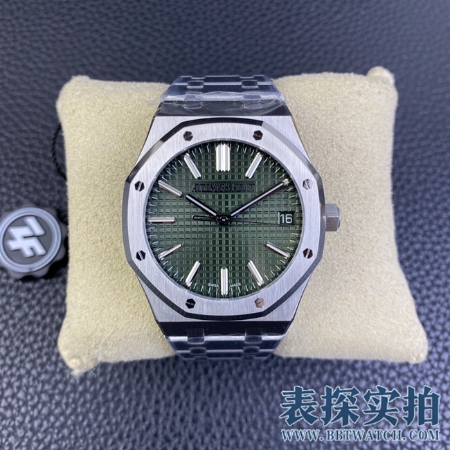 ZF Audemars Piguet Royal Oak 50th Anniversary Commemorative 15510ST.OO.1320ST.09 Military Green Dial 41mm Super Clone