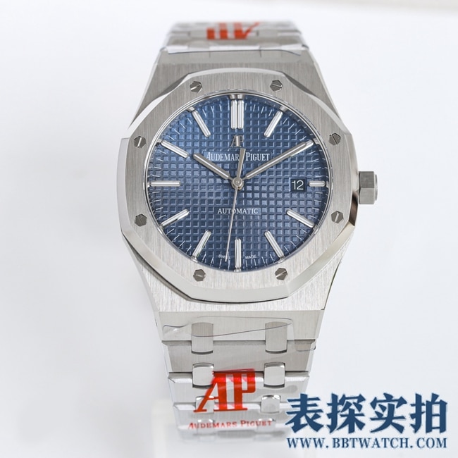 OR Factory Audemars Piguet Royal Oak 15400ST.OO.1220ST.03 Original Factory Super Clone with Superior 41mm Fine Grinding Steel Case and Dazzling Blue Dial
