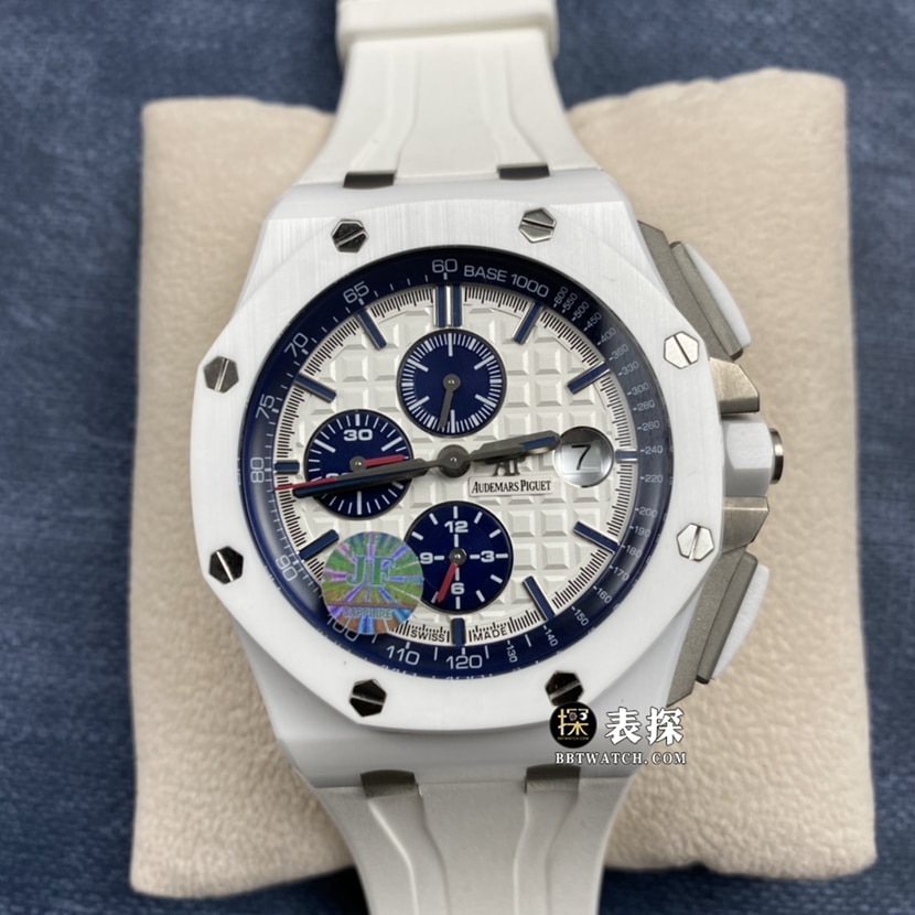 Audemars Piguet Royal Oak Offshore 26400 White Panda Chronograph by JF Factory: Titanium Case super clone-quality Review