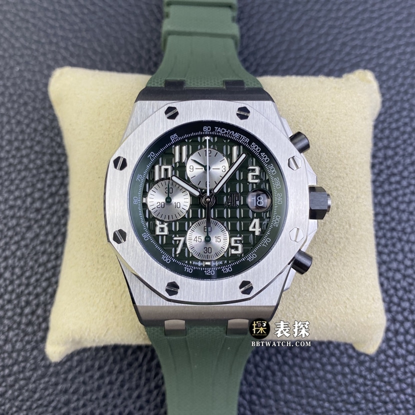 APF factory Audemars Piguet Royal Oak Offshore 26238TI.OO.A056CA.01 42MM zirconium oxide case CNC polished men's super A imitation watch