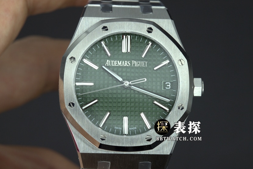 ZF Audemars Piguet Royal Oak 50th Anniversary 41mm Green Dial Steel Strap Top 1:1 Replica Model 15510ST.OO.1320ST.09