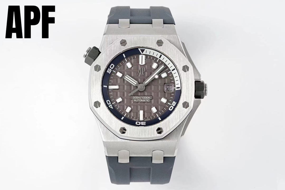 APF Factory Audemars Piguet Royal Oak Offshore 15720ST Diving Watch: A027CA Caliber 4308 Ceramic Crown 1:1 Top Replica