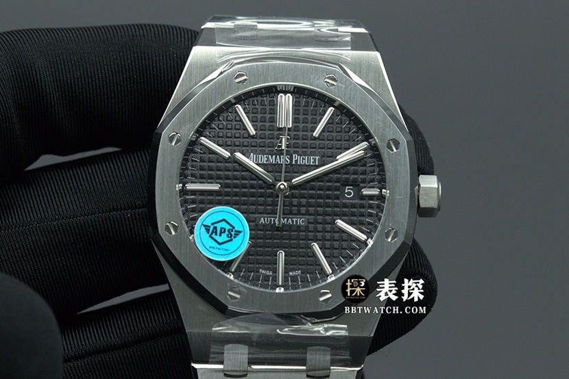APS Factory Audemars Piguet Royal Oak 15400ST.OO.1220ST.01 Men's Steel King Case Super Clone, Black Dial 41mm Steel Bracelet, Cal.3120 Top 1:1 Replica