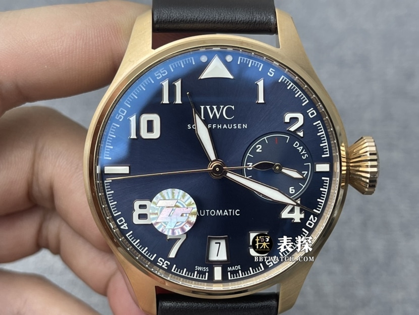 ZF IW500909 Big Pilot's masculine ergonomic design blue dial super clone Original Factory Collectwatch