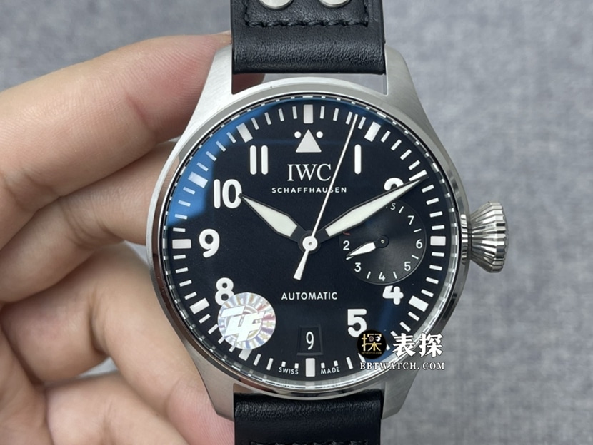 ZF IWC Pilot IW501001 Wild and Masculine Original Factory Super Clone Watch with Black Dial Strap, Ergonomic Design